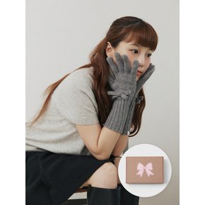 [선물포장]Ribbon Finger Hole Gloves(6colors)_HC2499AC001M