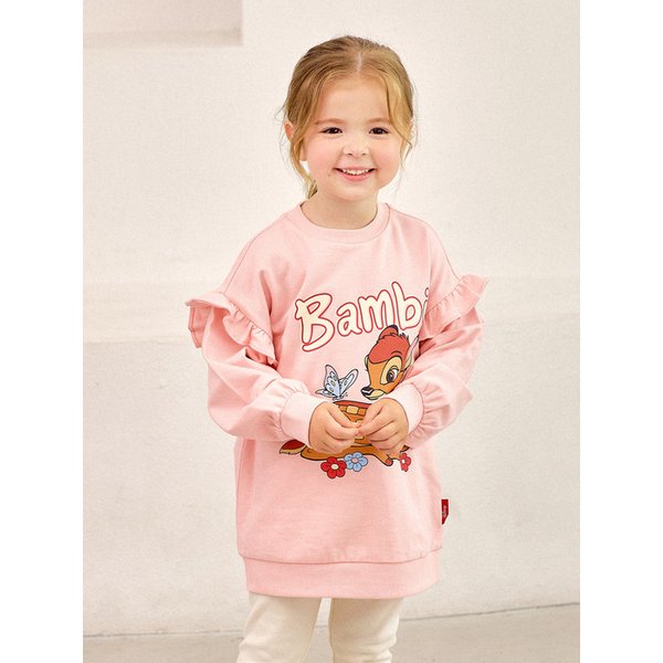 [디즈니]밤비 큐티프릴롱맨투맨티셔츠
