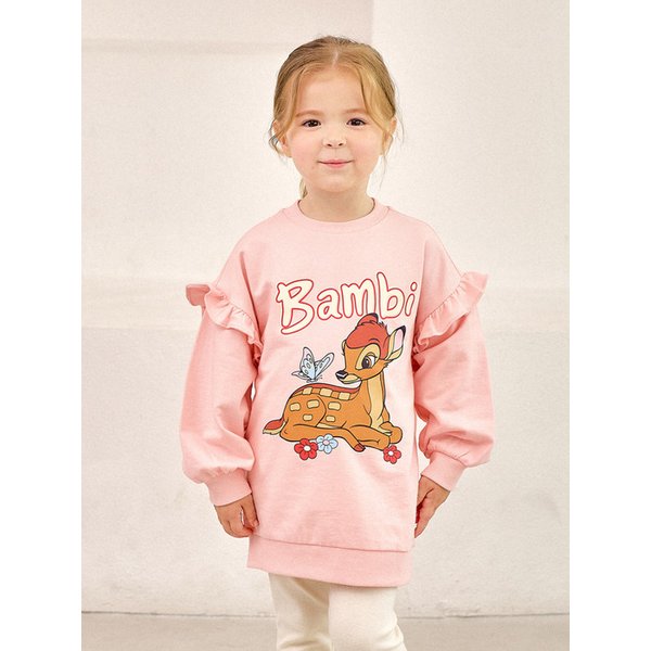 [디즈니]밤비 큐티프릴롱맨투맨티셔츠