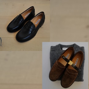 천연소가죽 클래식 로퍼 Carry Barrette Cowhide Classic Loafer