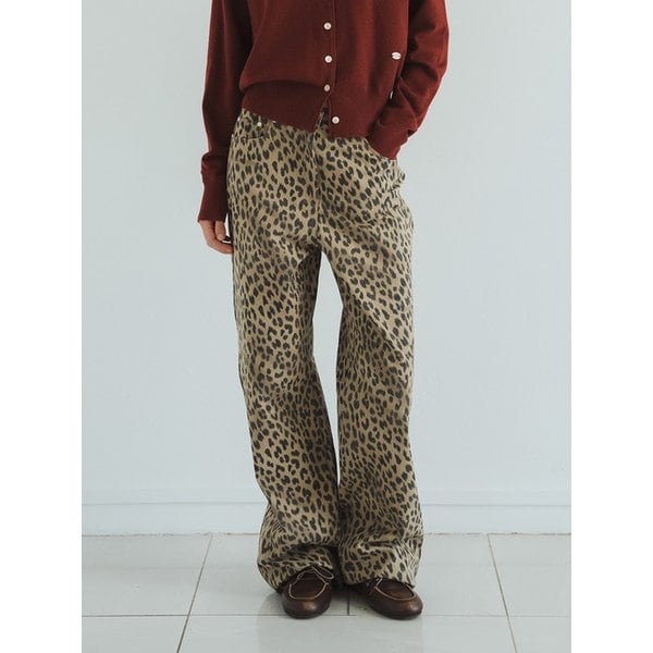 O Leopard Loose Fit Pants_Leopard