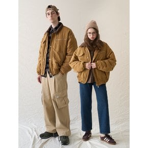 Bomber Padding Work Jacket CSOj-107 (camel) [Unisex]