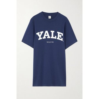 스포티앤리치 예일 프린트 코튼 저지 티셔츠 46376663162977234