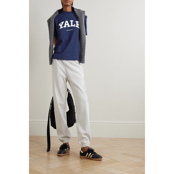 예일 프린트 코튼 저지 티셔츠 46376663162977234