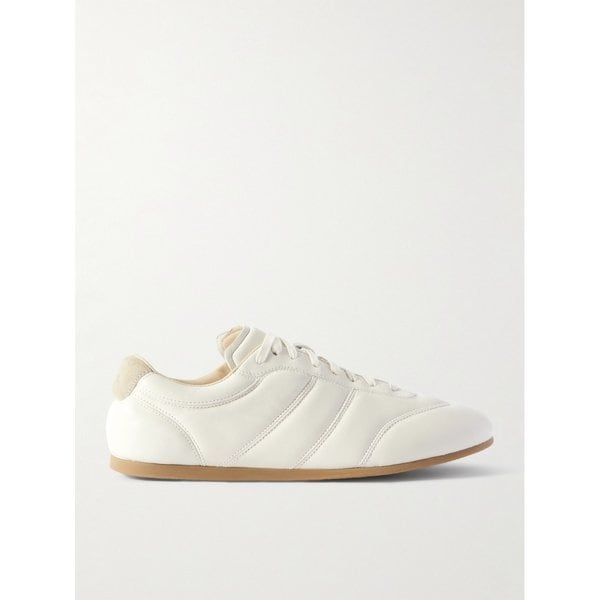 스웨이드 트림 가죽 스니커즈 46376663162913128