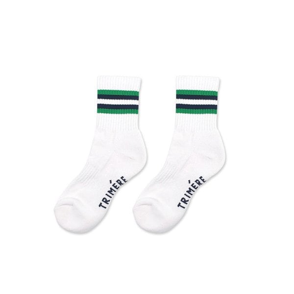 TRIMERE LINE SOCKS WOMAN WHITE