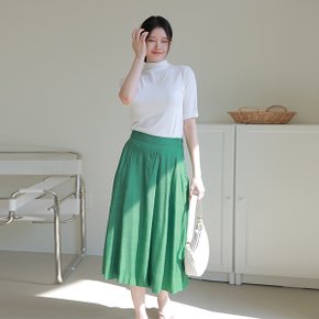 [최초가 89,000원][르포엠]린넨 블렌디드 바바라 스커트 팬츠