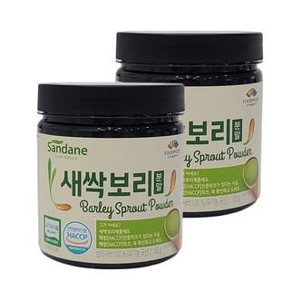 산다네 국내산 유기농 새싹보리분말 100g 2통