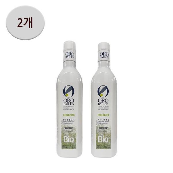 [오로바일렌] 엑스트라버진 올리브오일 바이오 피쿠알 500ml 2개 -SDL- (S40949643)