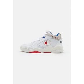 3741622 Champion MID CUT SHOE Z90 - Basketball shoes white/royalblue/red
