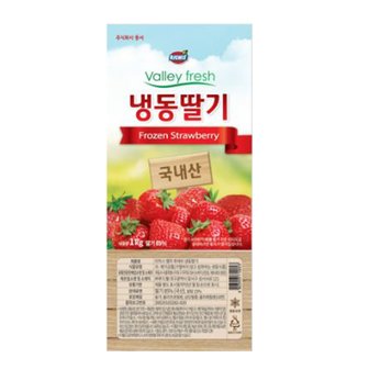  동서식품 리치스 냉동딸기(가당) 1kg