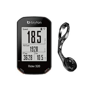 미국 브라이튼 속도계 Bryton Rider 320E Sport Mount Bundle GPS Cycle Computer Includes Orig