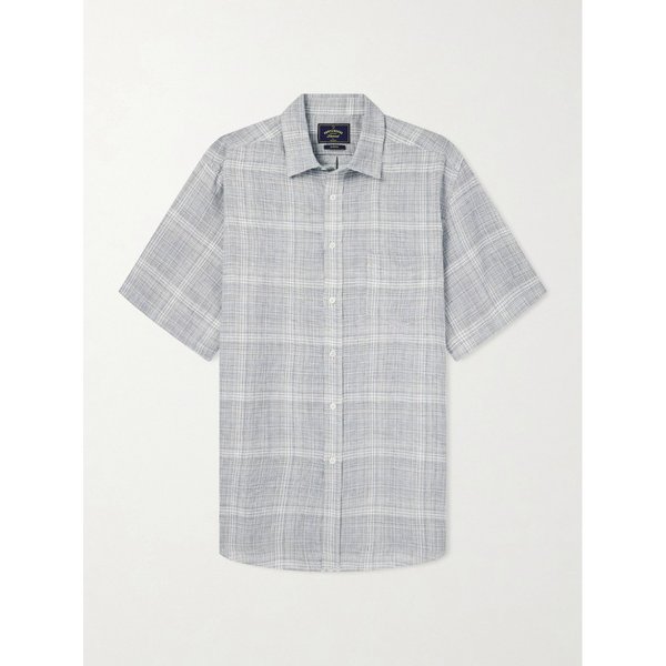 포르투기스 플란넬 젬 체크 리넨 셔츠 46376663163010552