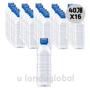 아이시스 ECO 휴대용 행사용 생수 500ml 40개 16묶음