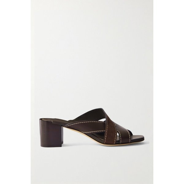 가죽 샌들 초콜릿 46376663163053436