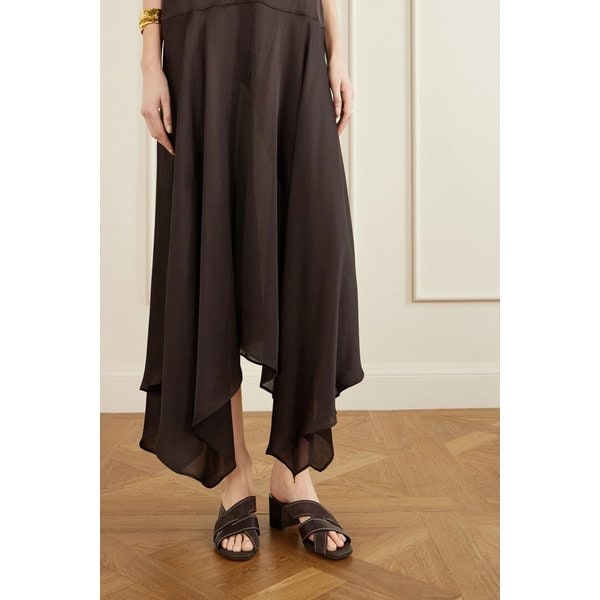 가죽 샌들 초콜릿 46376663163053436