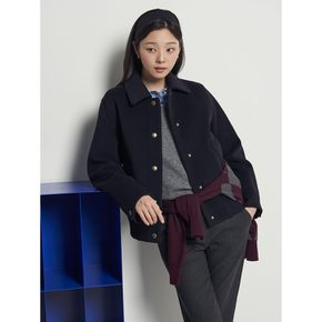 울 헤링턴 숏 코트  네이비 (BF5X30C02R)