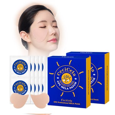 쎄씨쎌라 멜라패치 기미 쿨링 패치 2box(20회분)+휴대용손소독제 60ml