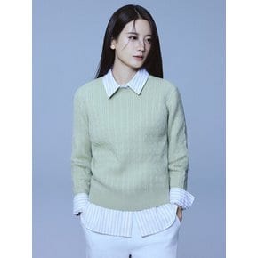 [AK분당점] [폴햄] 여성 케이블 크루넥 풀오버_PHG1ER2410