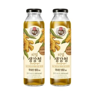  백설 리얼 생강청 310ml 2개세트