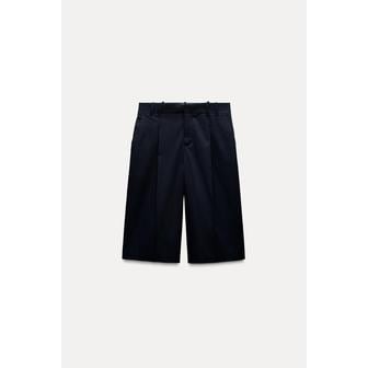 자라 롱 버뮤다 팬츠 8407/310 NAVY BLUE