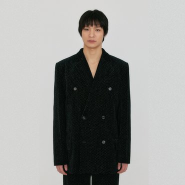 EENK ZAKIY Double-Breasted Blazer - Black