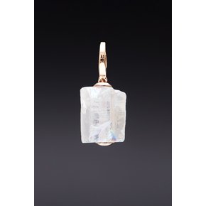 White Natural Crystal Pendant
