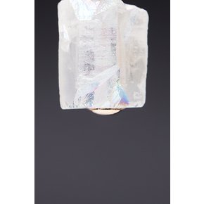 White Natural Crystal Pendant