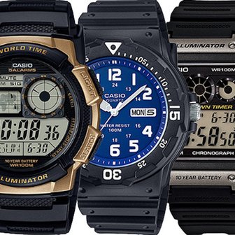 1. 카시오 전자손목..