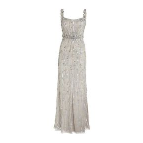 23FW Jenny Packham 크리스탈Sequin 임벨리쉬 가운 1594967