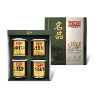 대천김 [G]대천김 곱창김 명품 캔김 선물세트 4캔