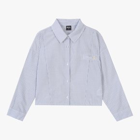 스트라이프 크롭셔츠 ULYC24251_ESS