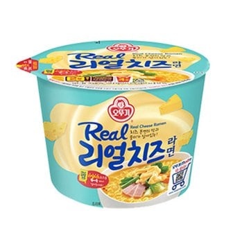  오뚜기 리얼치즈 라면 큰컵라면 120g 12개