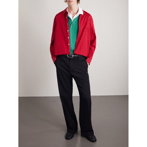 슬림핏 라이오셀 코튼 블렌드 피케 폴로 티셔츠 46376663163003380