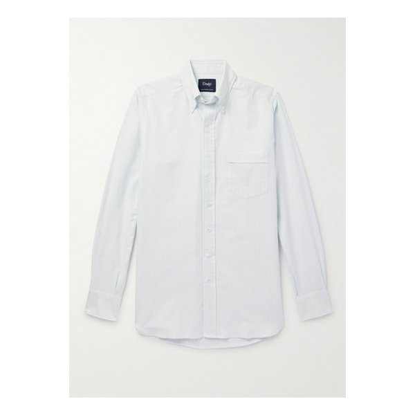드레익스 스트라이프 코튼 옥스포드 버튼다운 칼라 셔츠 1647597335479920