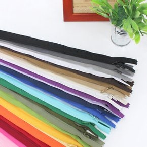 지퍼 부자재 콘솔지퍼 60cm 27종