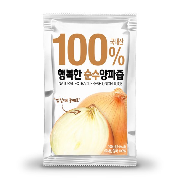 HACCP인증 행복한 순수양파즙 100포 / 무안양파100%