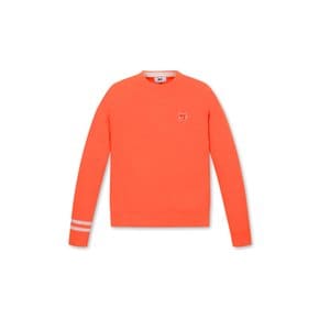 왁[WAAC]골프 (WWWAW23701ORX)Women Wool Lining Crew Neck Sweater