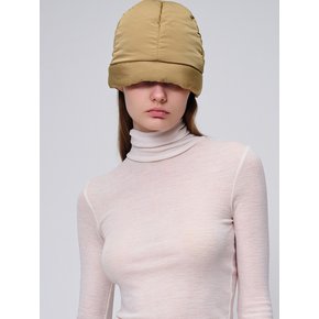 MUSHROOM padding hat_beige