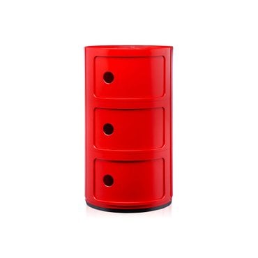 Kartell 카르텔 Componibili 3round(레드) 수납장