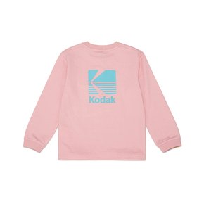 [공식]빅로고 긴팔티셔츠 키즈 PINK