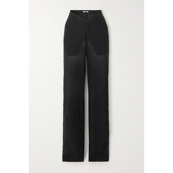 수프리야 렐레 패널 울 혼방 와이드 팬츠 블랙 1647597303811116