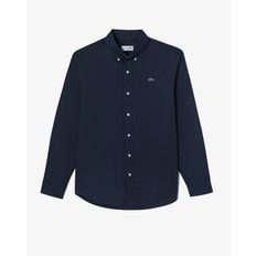 라코스테 (남성) 베이직 옥스포드 셔츠 CH954E-55G 166(네이비)