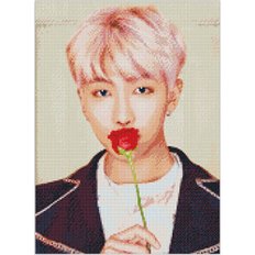 DIY 보석십자수 BTS 방탄소년단 큐빅페인팅 v1 RM 40x50