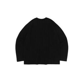 FLAME LOGO GRAPHIC LONG SLEEVE T-SHIRT (BLACK)