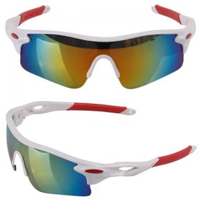 SPORT GOGGLE SUNGLASSES 화이트 레드_P050790396