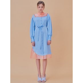 Dramatic Shirts Dress _ Blue