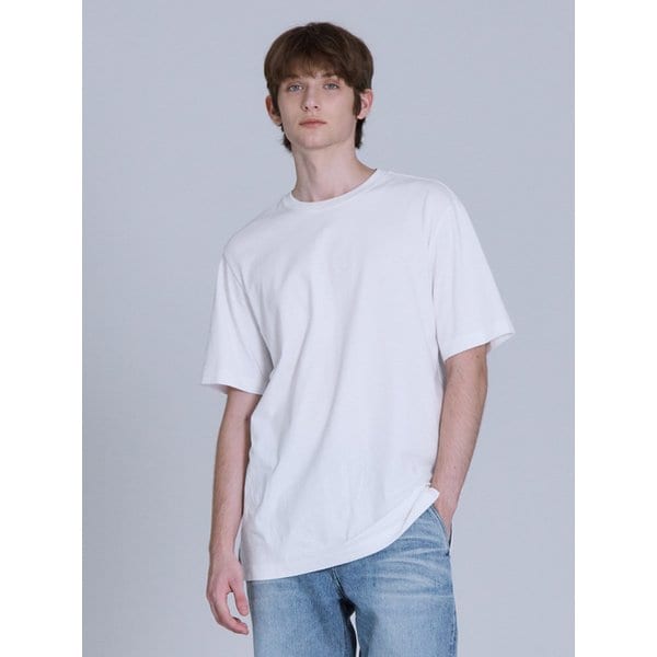 레이어드라운드반팔티셔츠_일반기장 LATS0114