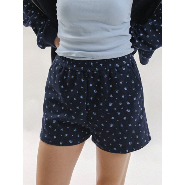 MJ_Pattern banding mini pants_2color