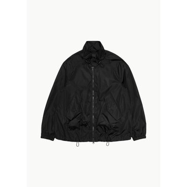 샵아모멘토 시몬로샤 25SS Drawstring Detail Harrington Jacket, Black